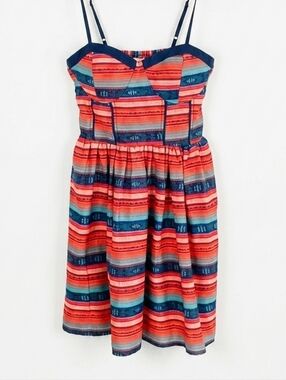 Band Of Gypsies Boho Bustier Smocked Back Dress S